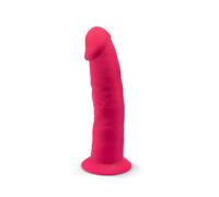 SILEXD Dual Density Pink Realistic Silicone Dildo 6 Inch - Pink Pink