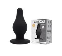 SilexD Dual Density Large Silicone Butt Plug Tapered Tip Suction Base
