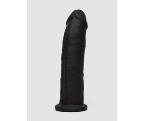 SILEXD Girthy Dual Density Black Realistic Silicone Dildo 8.5 Inch - Black Black