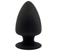SilexD Premium Silicone Adaptable Butt Plug Black Medium
