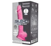 Silexd Model 1 Glow in The Dark Dildo Pink 17.6 cm