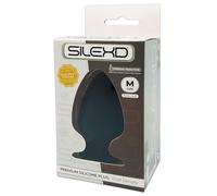 SilexD Premium Silicone Adaptable Butt Plug Black Medium