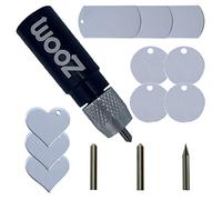 Silhouette 3-in-1 Etching/Engraving Tool Kit with Precision, Normal, and Blunt Tips and Metal Stamping Blanks for use in Cameo 1, 2, and 3, Curio, KNK, Gazelle, Pazzle, Xyron Wishblade