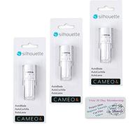 Silhouette AutoBlade 2- Pack of 3 Blades for Use with Cameo 4 with a 30 Day Trial to Smart-Silhouette