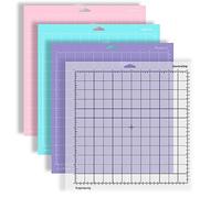 Silhouette Cutting Mat Set of 4 (12" x 12", StandardGrip/StrongGrip/FabricGrip) Cutting Mat for Scrapbooking, Quilting, Craft Projects