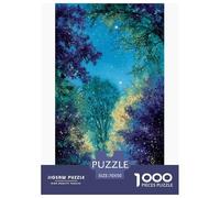 Silhouette, Firefly Forest 3D Paper Puzzle Game 70x50cm/1000pcs, - Creative And Educational, Perfect for Relaxing And Home Decoration, A Great Gift for Everyone