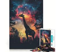 Silhouette Galaxy 1000 Piece Jigsaw Puzzle for Teenagers Mind Game Toy Stress Release Neat Cut Artistic Gift 50x75cm