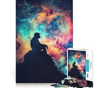 Silhouette Galaxy 1000 Piece Jigsaw Puzzles for Adults Pure Logic Toy Soothing Fun Sharp Cut Amazing Present 50x75cm
