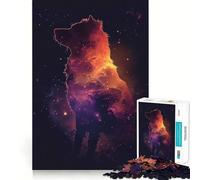 Silhouette Galaxy 1000 Piece Jigsaw Puzzles for Teenagers Smart Game Bonding Time Image Assembly Fine Art Piece 50x75cm