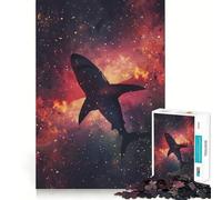 Silhouette Galaxy Jigsaw Puzzles 1000 Pieces for Teenagers Memory Upgrade Relaxing Fun Sharp Cut Art Collection Piece 50x75cm
