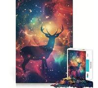 Silhouette Galaxy Jigsaw Puzzles for Teenagers 1000 Mind Exercise Toy Home Activity Precision Cut Wall Art Decor 38x26cm