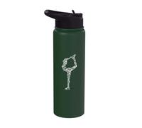 Silhouette Icon Figure Skater Gear | Figure Skating Stainless Steel Insulated Water Bottle