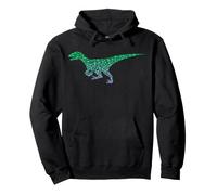 Silhouette Icon Velociraptor Stuff Dinosaur Boy Velociraptor Pullover Hoodie
