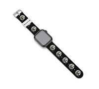 Silhouette Karate Martial ArtsTaekwondo Watch Bands Replacement Silicone Straps Sport Wristbands Compatible for Apple Watch 38mm/40mm