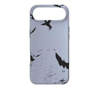 Silhouette Of A Flock Of Seagulls Over Water Vector Case for iPhone Air
