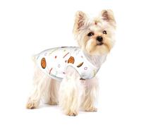 Silhouette Of Basketball,Cotton Sleeveless Pet T-Shirt Soft Stretchy Puppy Breathable Vest,L