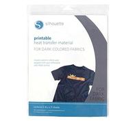 Silhouette Printable Heat Transfer Material 8.5x11 5/Pkg-For Dark Fabrics