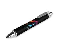 Silhouette Rainbow Horse Retractable Ballpoint Pen Blue Ink Ball Point Pen for Office Home 1 PCS pattern 4251