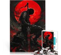 Silhouetted Warrior1000 Piece Jigsaws for teenagers Puzzle Interesting Stress Reduction is ideal as gifts for the whole family 38x26cm