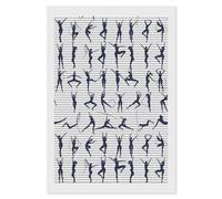 Silhouettes Rhythmic Gymnastics Diamond Art Kits Round Full Drill Diamond Painting Pictures Wall Arts Adults 8"x12"