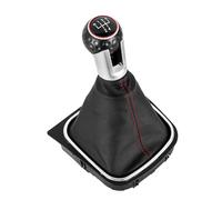 SILHUP Car Gear Stick Knob for VW for Golf 6 MK6 for GTI for GTD 5/6 Speed Manual Car Stick Lever Shifter Handball Gaiter Boot Gear Shift Knob(5 Speed)