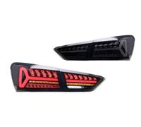 SILHUP Car Rear Light For Chevrolet For Chevy For Malibu 2019-2025 LS LT RS Sequential Blinker Start-up Animation Black Rear Lamps Assembly