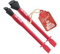 Sili Non-Stick Silicone Glue Brush Wood Glue Applicator Set 1 & 1/2 Wood Glue Brush Kit Easy Clean Glue Brushes for Woodworking Arts Hobby Silico