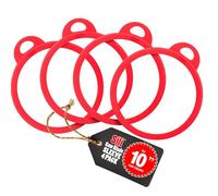 Sili Sleeve Silicone Saw Blade Storage Protector Holder Cover for Circular Miter Tablesaw Blades and Table Saw Accessories (10" 4 Pack)