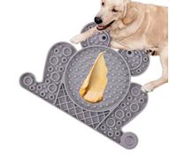 SILIC LICKING MAD FOR DOG, CRAZY LICKING PET FOR DOGS, Silicone Frog Shaped Dog Bowl with Suction Mats | Sensory Lickable Tray Non Slip Feeding Plate
