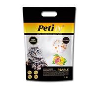Silica Gel Cat Litter Citrus scent | Silica Crystals | Silica Pearls | 3.8L - 40 days supply | Ultra Hygienic | Highly Absorbent | ECO Friendly | Biodegradable |
