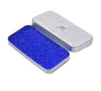 Silica Gel Dehumidifier Reusable Indicating Desiccant Canisters Car Aluminum Box Desiccant for Cars Camera Safe Wardrobe