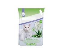 Silica Gel Diamonds Litter 5L - Aloe Vera - Features: Hyper Absorbent, Odour Control, Low Maintenance, Long-Lasting - Diamonds Is A Low-maintenance Cat Litter Made From Silica Gel Pearls