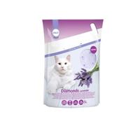 Silica Gel Diamonds Litter 5L - Lavender - Features: Hyper Absorbent, Odour Control, Low Maintenance, Long-Lasting - Diamonds is a low-maintenance cat litter made from silica gel pearls