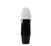Silica Gel Mouthpiece Cap Durable Mouthpiece Protector for Clarinet/Alto Saxophone Sax Mouthpiece Protective Cap Middle Size(White)