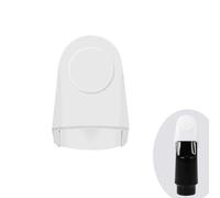 Silica Gel Mouthpiece Cap Durable Mouthpiece Protector for Soprano Saxophone Sax Mouthpiece Protective Cap(White)