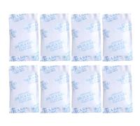 Silica Gel Packets Desiccant Sachets 50 Gram × 8 Packs Food Grade Moisture Absorber for Storage Drying Food Clothes Books Medicine Reusable Desiccant Bags