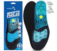 Silica Gel Sport Shoe Insole,MARRDO High-Impact Spring Cushioning Shock Absorption Shoe Insoles,Forefoot enhances Massaging footbeds,Plantar Fasciitis Sports Insoles for Men (M: 7~12 US Men's)