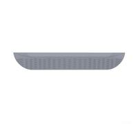 Silica Gel Threshold Bar for Sweeping Robots - 58 Centimeter X 20 Cm Climbing Pad Having Rounded Slope Edges Multi-Module Splicing Design for Smooth Obstacle Crossing (1 Piece)(gray-58cm)
