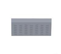 Silica Gel Threshold Bar for Sweeping Robots - 58 Cm X 20 Cm Climbing Pad Having Rounded Slope Edges Multi-Module Splicing Format for Smooth Obstacle Crossing (1 Piece)(gray-20cm)