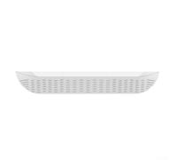 Silica Gel Threshold Bar for Sweeping Robots - 58 Cm X 20 Cm Climbing Pad with Rounded Slope Edges Multi-Module Splicing Style for Smooth Obstacle Crossing (1 Piece)(white-58cm)