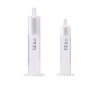 Silica SPE Cartridge for Solid-Phase Extraction - High Capacity HPLC Column (3mL, 6mL, 12mL) for Polar Compound Isolation(500mgx3mlx10pieces)