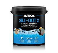 Silicate remover aquarium - ARKA Sili-Out 2 5000 ml - eliminates silicate, phosphate & yellowing compounds - stabilises water parameters without pH drop - for marine & freshwater tanks - filter bag
