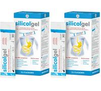 silicolgel Sachets - Clinically Proven Relief for IBS Symptoms: Diarrhoea, Stomach Pain, Bloating and Flatulence. Also Treats Heartburn, Acid Reflux and Nausea. 12 x 15ml. (Pack of 2)