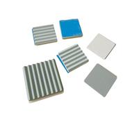 Silicon Carbide Ceramic Sheet with Adhesive Backing - High-Temperature Resistant SiC Plate for Industrial Applications(10x10x5mmx10PCS)