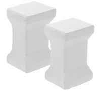 Silicon Carbide Kiln Posts White 2pcs for Electric and Gas Kilns