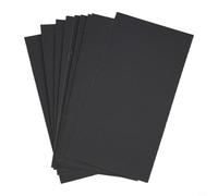 Silicon Carbide Sandpaper 10pcs 3x5.5in for Polishing(600grit)