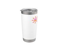 Silicon Meets Sunshine Tech Retro Sunset Back Graphic Stainless Steel Insulated Tumbler