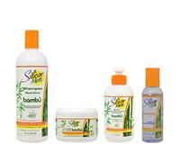 Silicon Mix Bambu Shampoo 470ml & Treatment & Leave-in 240ml & Polisher 120ml "Set" (w/ Roll-on Body Oil)