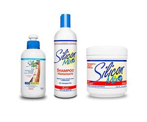 Silicon mix Hair Products Set - Silicon Mix Intensive Conditioner 450g, Hydrating Shampoo 450ml, Leave-in Conditioner 236ml