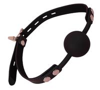 Silicon Open Mouth Ball Gag Bondage Fetish Lockable Harness Restraints BDSM